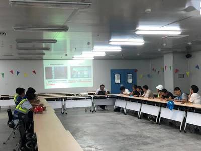 雙節(jié)前夕，東方日升義烏生產(chǎn)基地開(kāi)展安全大行動(dòng) 教育咨詢(xún)與管理并重